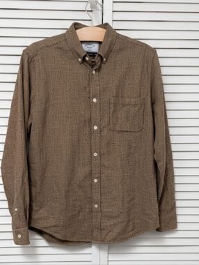 Portuguese Flannel Brown Casual Button-Down Shirt